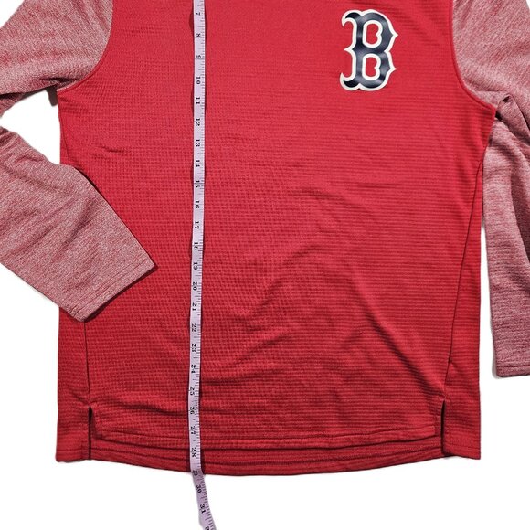 Majestic Men's Boston Red Sox MLB Medium ThermaBase Red Long Sleeve Authentic - Picture 4 of 8